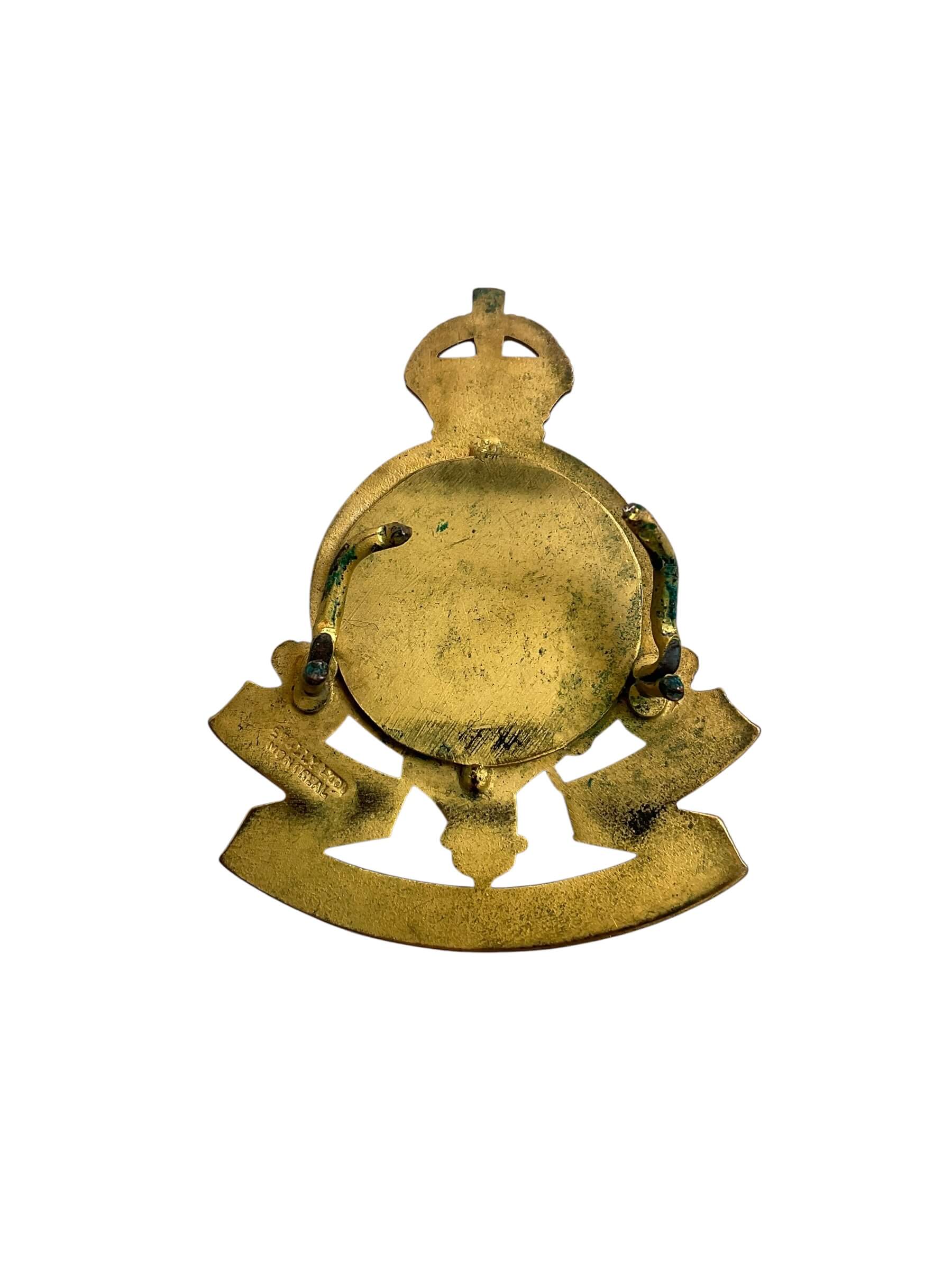 WW2 Royal Canadian Ordnance Corps Officers Cap Badge WW2 Royal Canadian Ordnance Corps Officers Cap Badge