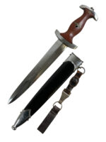 WW2 German NSKK Parts Dagger With Scabbard RZM M7/66 Maker