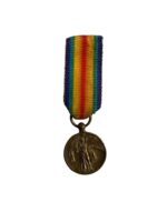 WW1 British Canadian Victory Miniature Medal Vintage