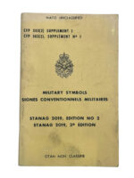 Canadian Forces Military Symbols STANAG 2019 Edition No 2 Used Softcover Reference Book