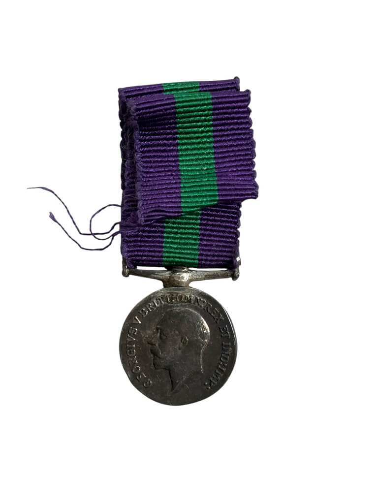 British General Service Miniature Medal Vintage British General Service Miniature Medal Vintage