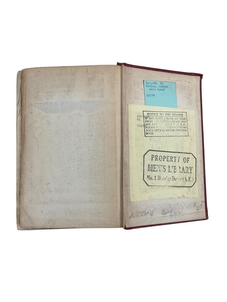 WW2 German Mein Kampf In English Used Hardcover Reference Book WW2 German Mein Kampf In English Used Hardcover Reference Book