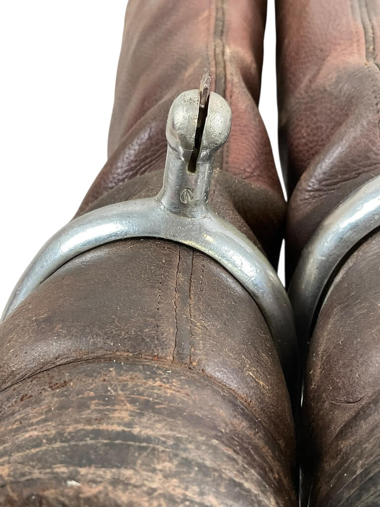 WW1 Canadian CEF Army Veterinary Corps Officers Boots With Spurs WW1 Canadian CEF Army Veterinary Corps Officers Boots With Spurs