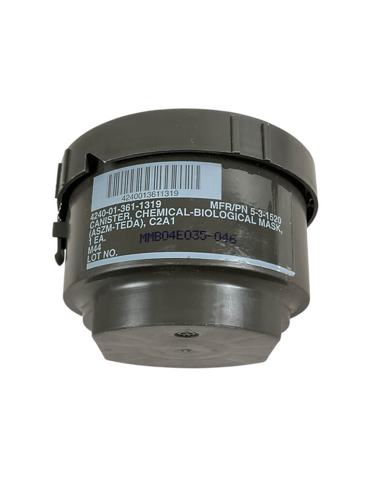 US Army Gas Mask Canister, Chemical-Biological C2A1 NIB US Army Gas Mask Canister, Chemical-Biological C2A1 NIB