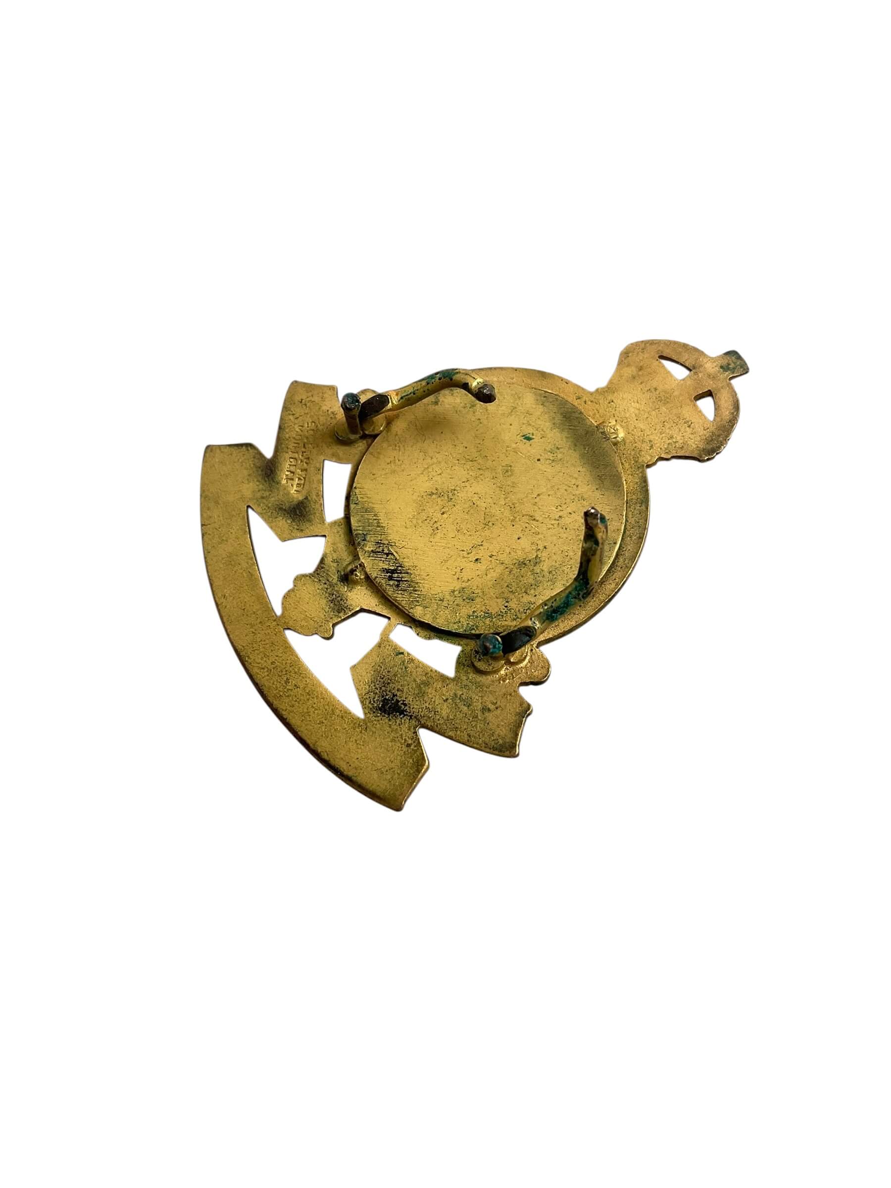 WW2 Royal Canadian Ordnance Corps Officers Cap Badge WW2 Royal Canadian Ordnance Corps Officers Cap Badge