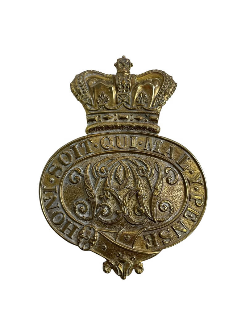 British Victorian Grenadier Guards Valise Pouch Badge British Victorian Grenadier Guards Valise Pouch Badge