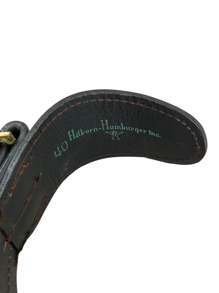 WW2 US USN Navy Leather Officers Sword Belt Size 40 WW2 US USN Navy Leather Officers Sword Belt Size 40