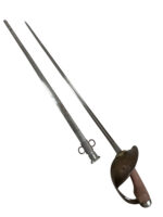 WW1 Canadian CEF P08 Other Ranks Calvary Sword With Scabbard C Broad Arrowed