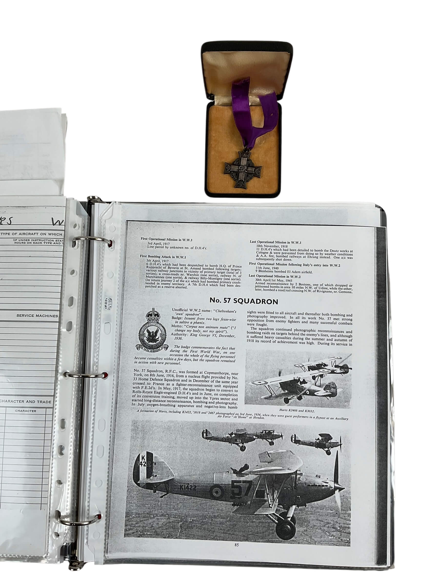 WW2 Canadian RCAF Memorial Cross F/S W.H.S. Byers KIA With Research WW2 Canadian RCAF Memorial Cross F/S W.H.S. Byers KIA With Research