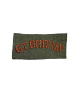 WW2 Great Britain Nationality Title Insignia Single WW2 Great Britain Nationality Title Insignia Single