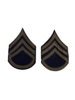 WW2 US Army Staff Sergeant Rank Insignia Pair