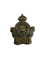 WW1 Canadian CEF 220th Battalion Collar Insignia Single