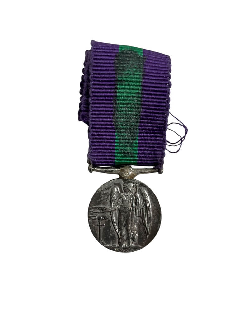 British General Service Miniature Medal Vintage British General Service Miniature Medal Vintage