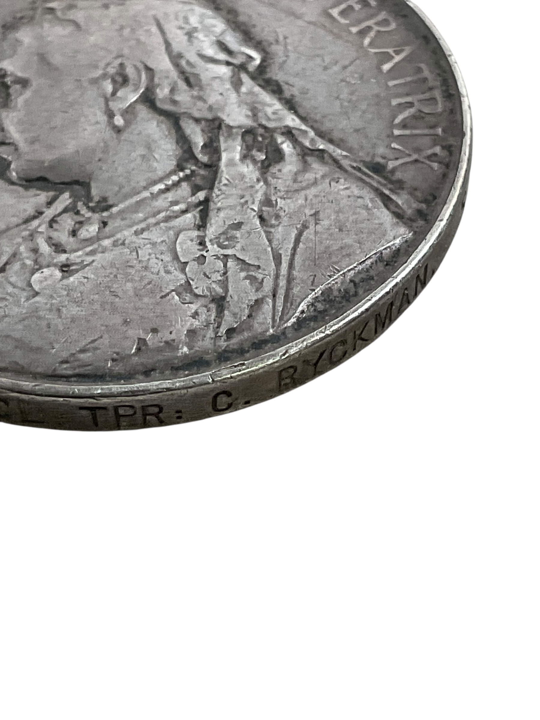 British Victorian QSA Full Size Medal Named 2103 3rd Class Trooper C Ryckman SAC British Victorian QSA Full Size Medal Named 2103 3rd Class Trooper C Ryckman SAC