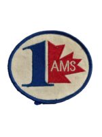 Canadian RCAF 1 AMS Squadron Patch Vintage