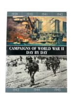 WW2 US British German Campaigns of World War 2 Day by Day Used Softcover Reference Book