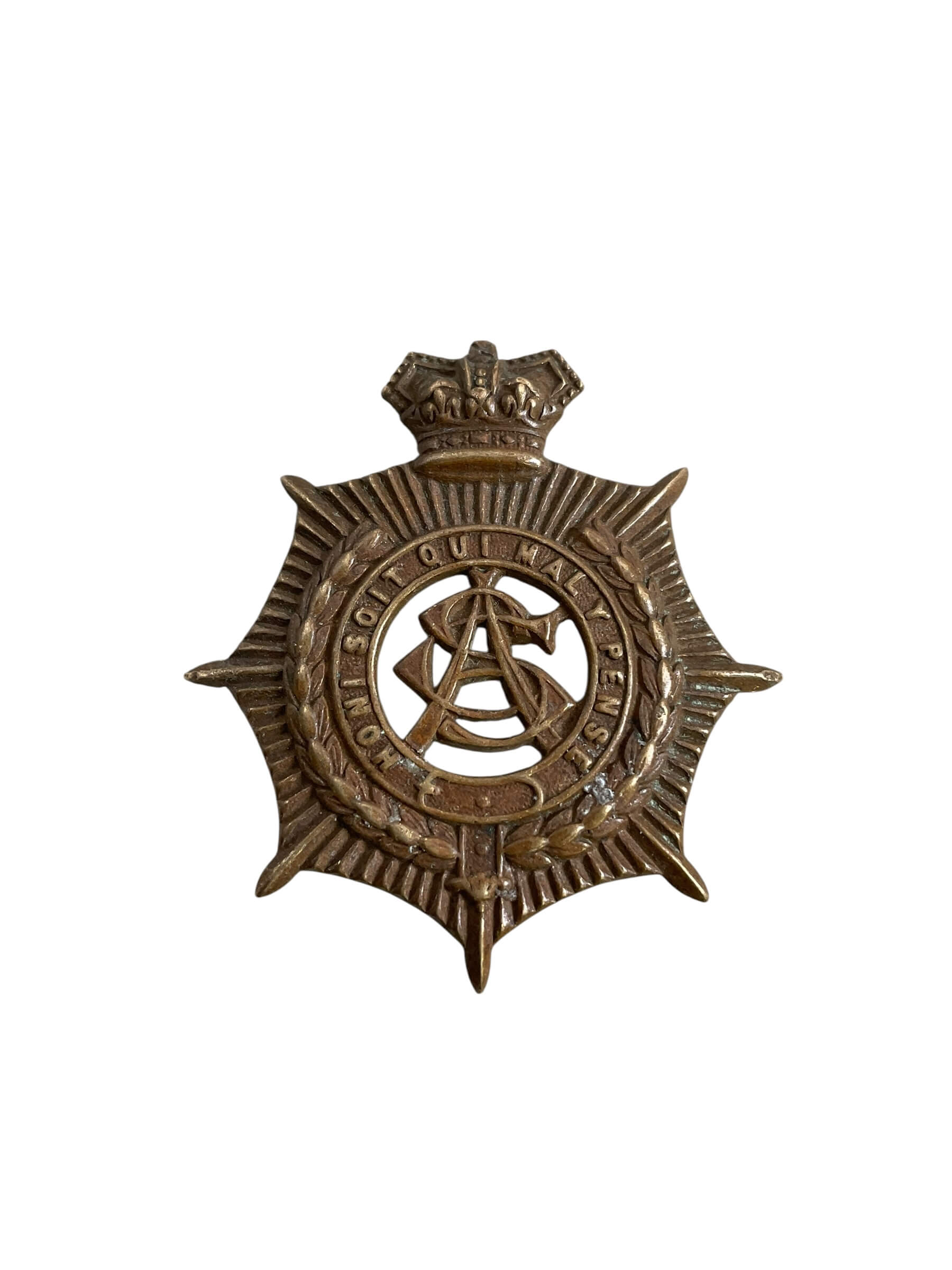 British Victorian Army Service Corps Cap Badge British Victorian Army Service Corps Cap Badge