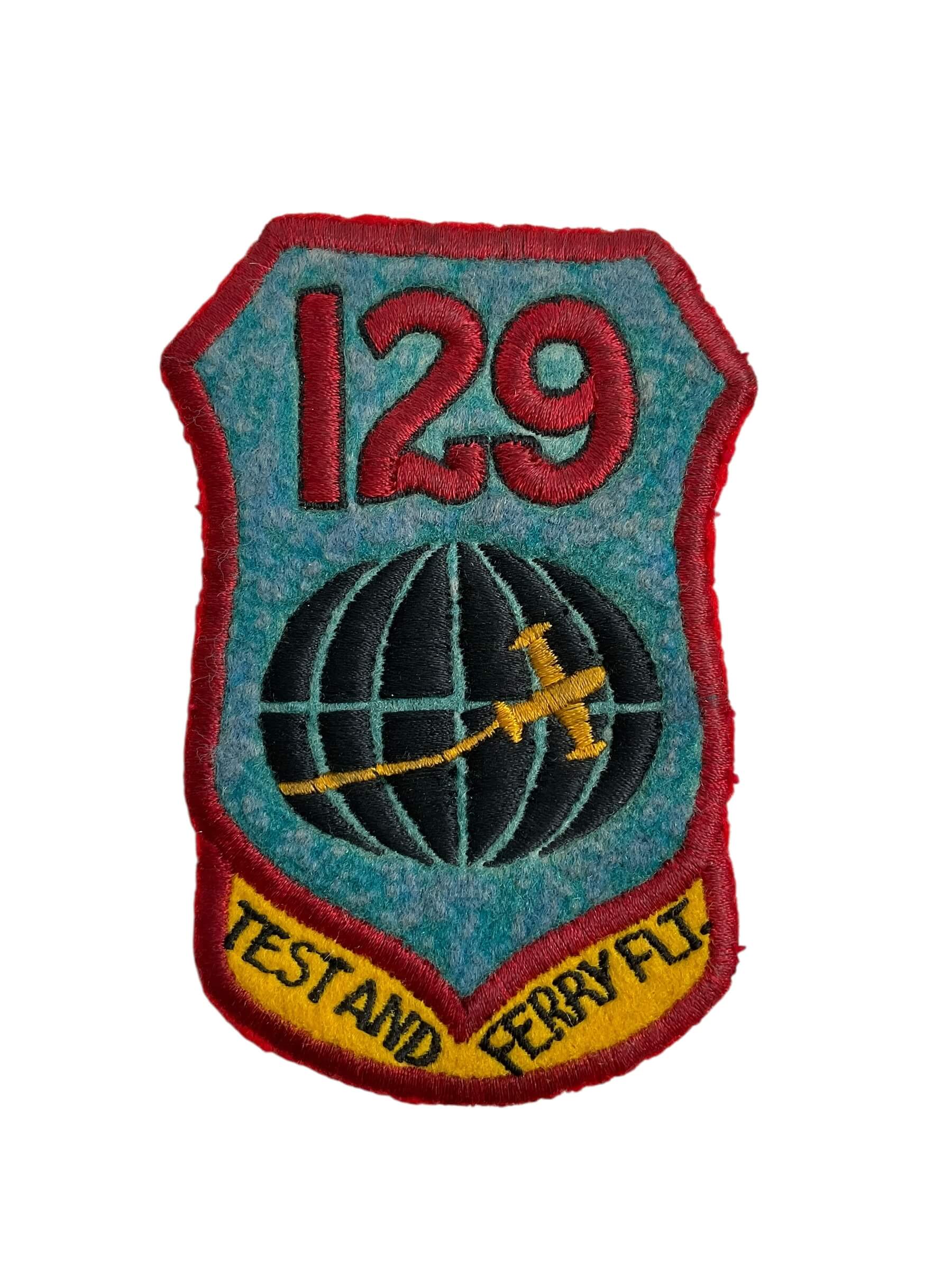 US USAF 129 Test and Ferry Fleet Squadron Patch US USAF 129 Test and Ferry Fleet Squadron Patch