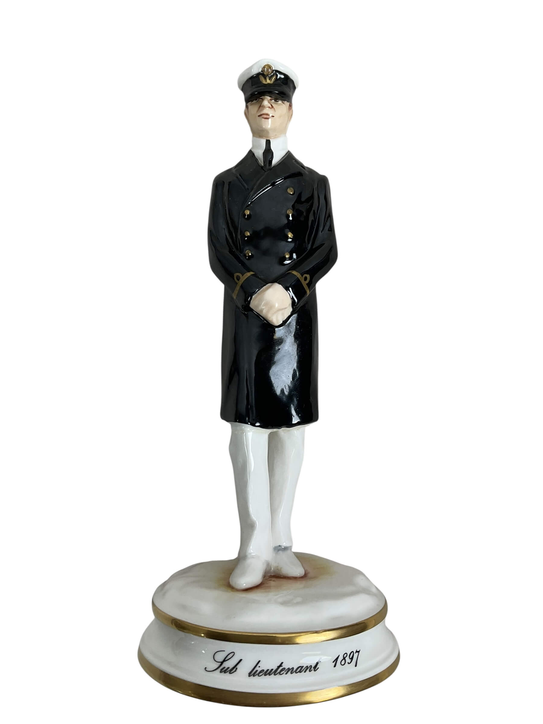 British RN Navy Michael J. Sutty Bone China Tropical Dress Figure REPAIRED British RN Navy Michael J. Sutty Bone China Tropical Dress Figure REPAIRED