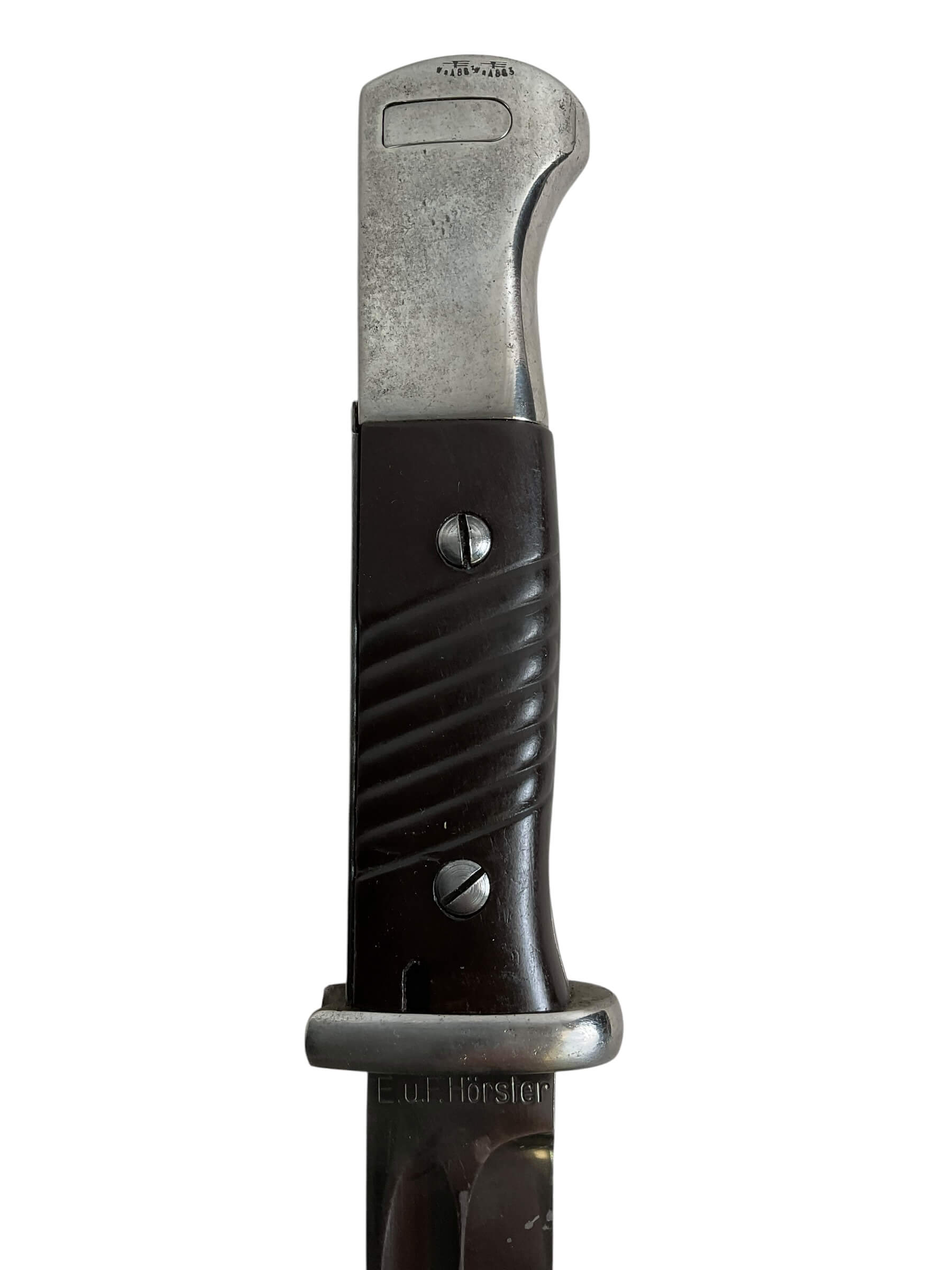 WW2 German K98 Bayonet With Frog E.F. Horster Dated 1940 NOT MATCHING WW2 German K98 Bayonet With Frog E.F. Horster Dated 1940 NOT MATCHING