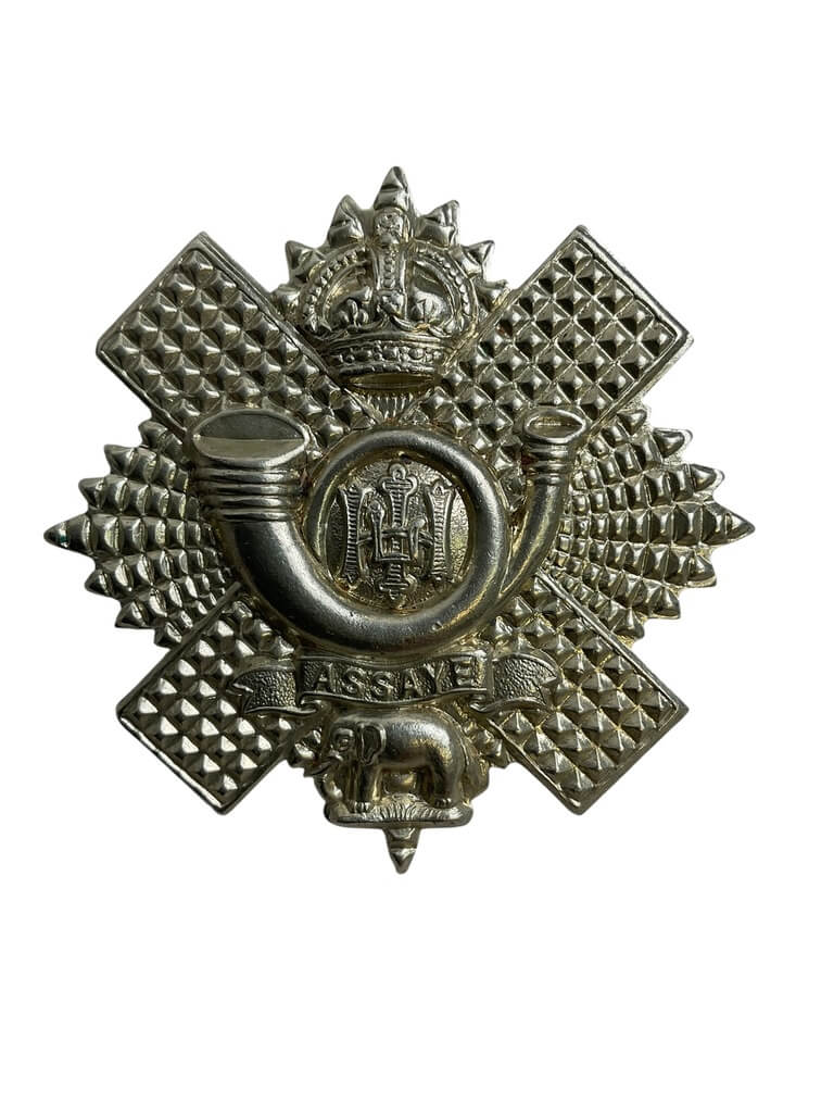 WW2 British Highland Light Infantry Cap Badge WW2 British Highland Light Infantry Cap Badge