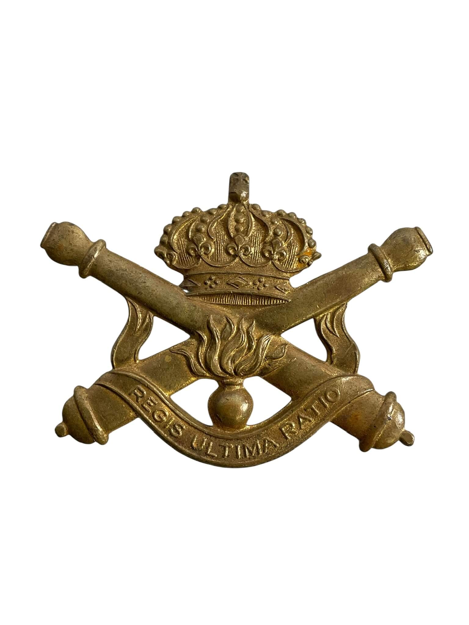 Belgium Belgian Army Royal Artillery Corps Cap Badge Belgium Belgian Army Royal Artillery Corps Cap Badge