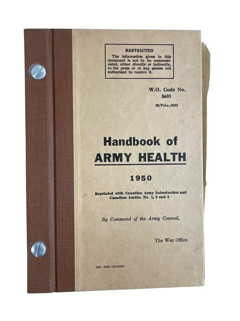 Canadian Forces Handbook of Army Health 1950 Used Hardcover Reference Book Canadian Forces Handbook of Army Health 1950 Used Hardcover Reference Book