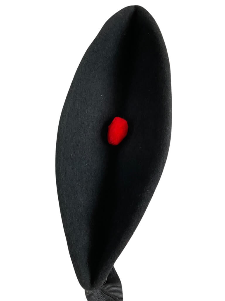 British Scottish Highland Pipers Black Glengarry Cap Hat 7 British Scottish Highland Pipers Black Glengarry Cap Hat 7