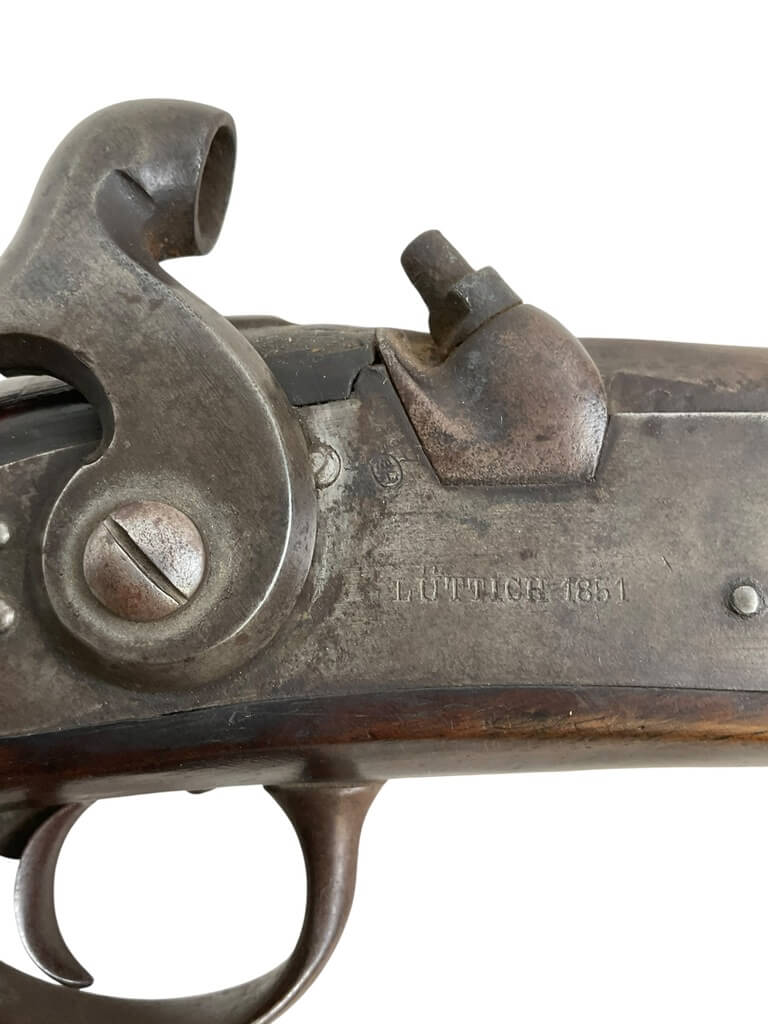 Belgium Belgian Cavalry Pistol 69 Caliber Dated 1861 LIEGE Belgium Belgian Cavalry Pistol 69 Caliber Dated 1861 LIEGE