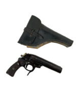 WW2 German Luftwaffe Double Barrel Flare Pistol With Holster