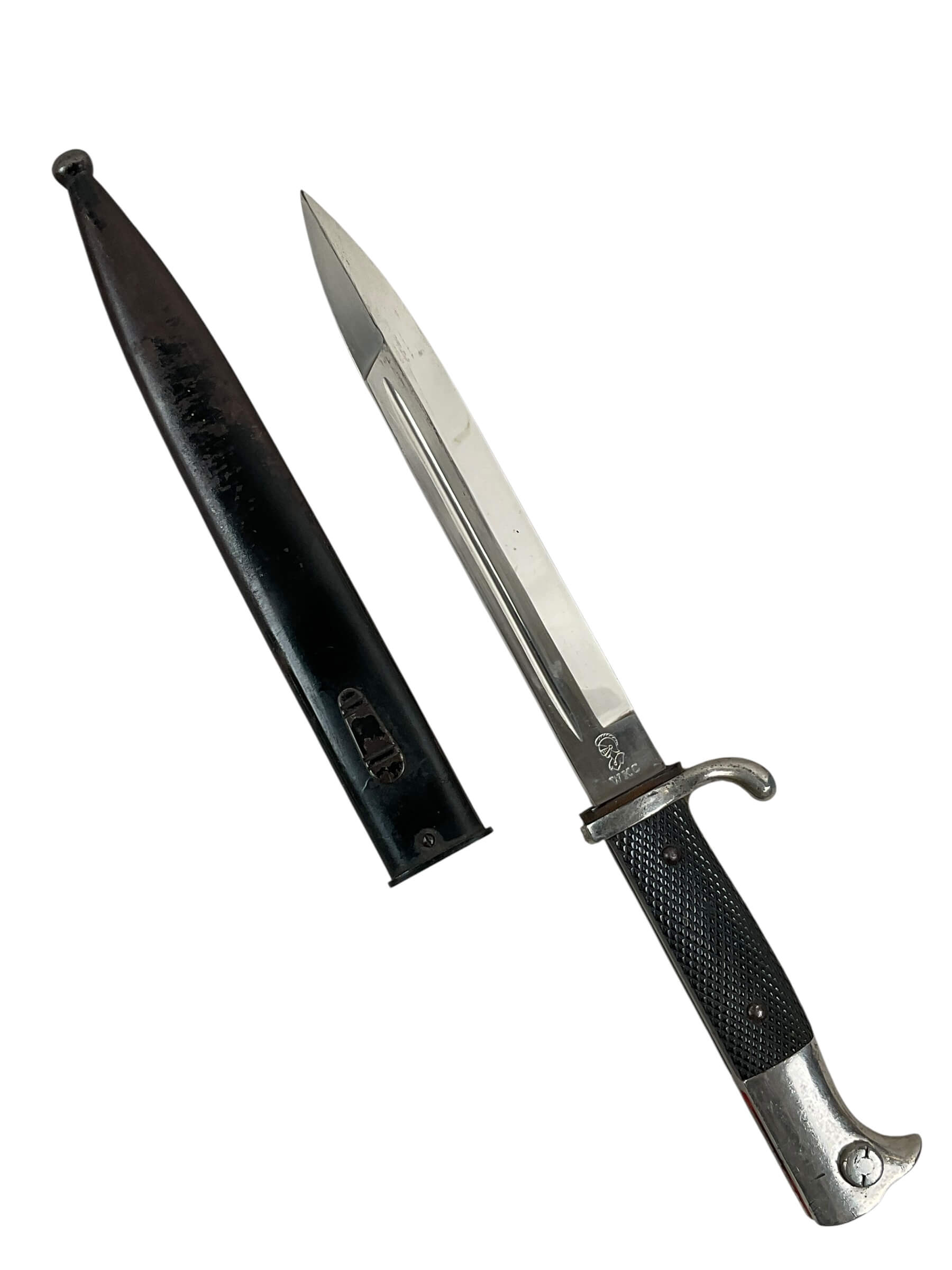 WW2 German Police Dress Bayonet Maker WKC With Scabbard WW2 German Police Dress Bayonet Maker WKC With Scabbard