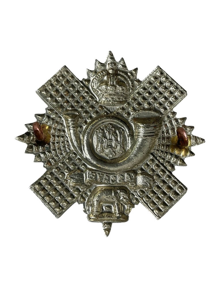 WW2 British Highland Light Infantry Cap Badge WW2 British Highland Light Infantry Cap Badge