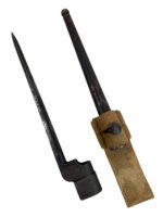 WW2 British Spiked Bayonet Cruciform Blade With Frog RARE