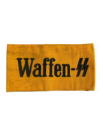 WW2 German Waffen-SS Yellow Printed Armband