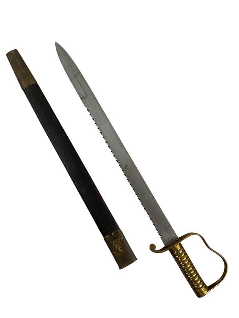 British Victorian Pioneer Sword With Scabbard British Victorian Pioneer Sword With Scabbard