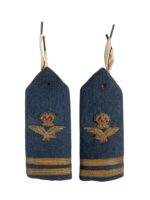 WW2 British RAF Canadian RCAF Officers Bullion Wire Shoulder Boards Insignia Pair