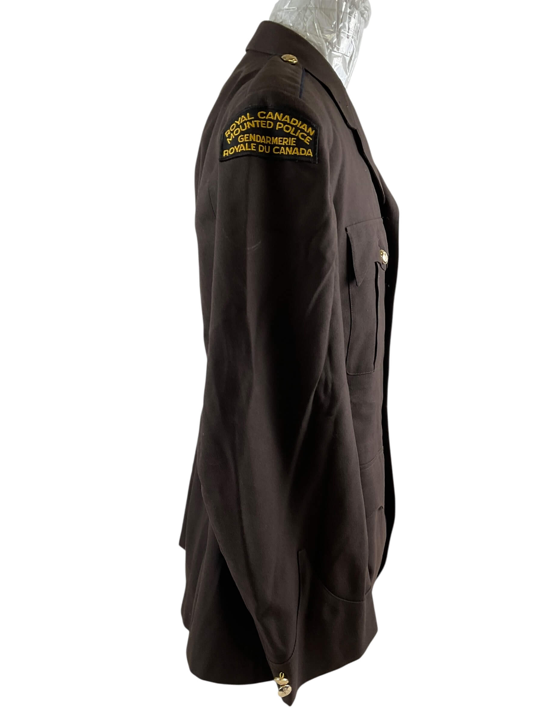 Royal Canadian Mounted Police RCMP Brown Service Dress Jacket Constable Rank Royal Canadian Mounted Police RCMP Brown Service Dress Jacket Constable Rank