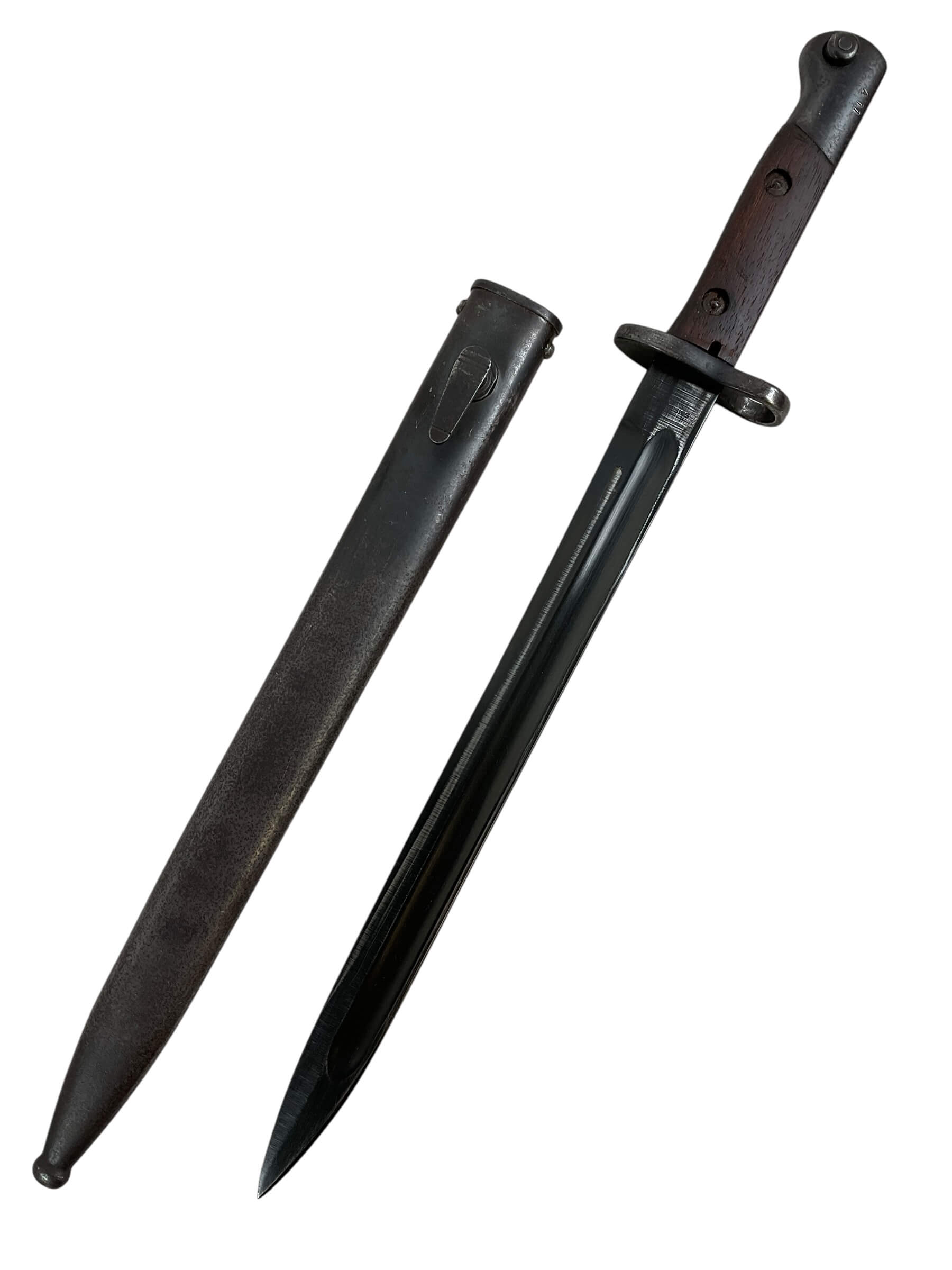 Portuguese Bayonet M1904 With Scabbard German Made Maker Simson and Co Portuguese Bayonet M1904 With Scabbard German Made Maker Simson and Co