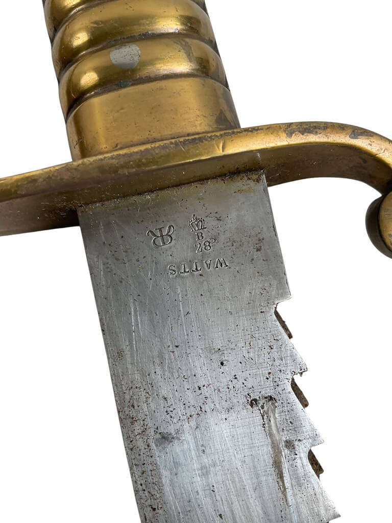 British Victorian Pioneer Sword With Scabbard British Victorian Pioneer Sword With Scabbard