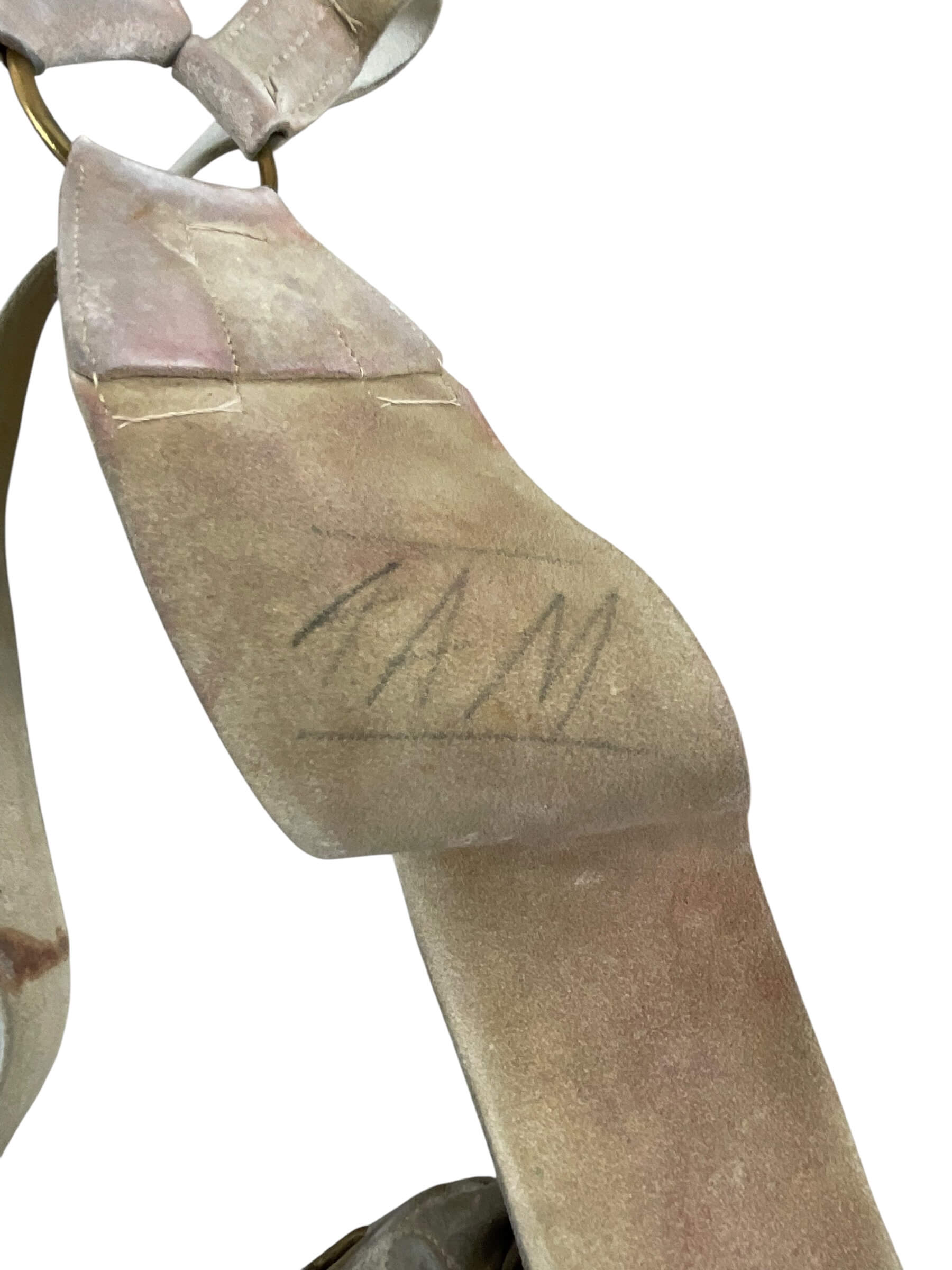 Canadian 48th Highlanders of Canada Officers Buff Leather Cross Belt and Buckle Canadian 48th Highlanders of Canada Officers Buff Leather Cross Belt and Buckle