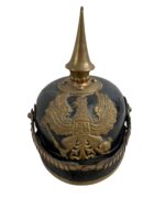 WW1 Imperial German 1 Year Volunteer Spiked Helmet Pickelhaube