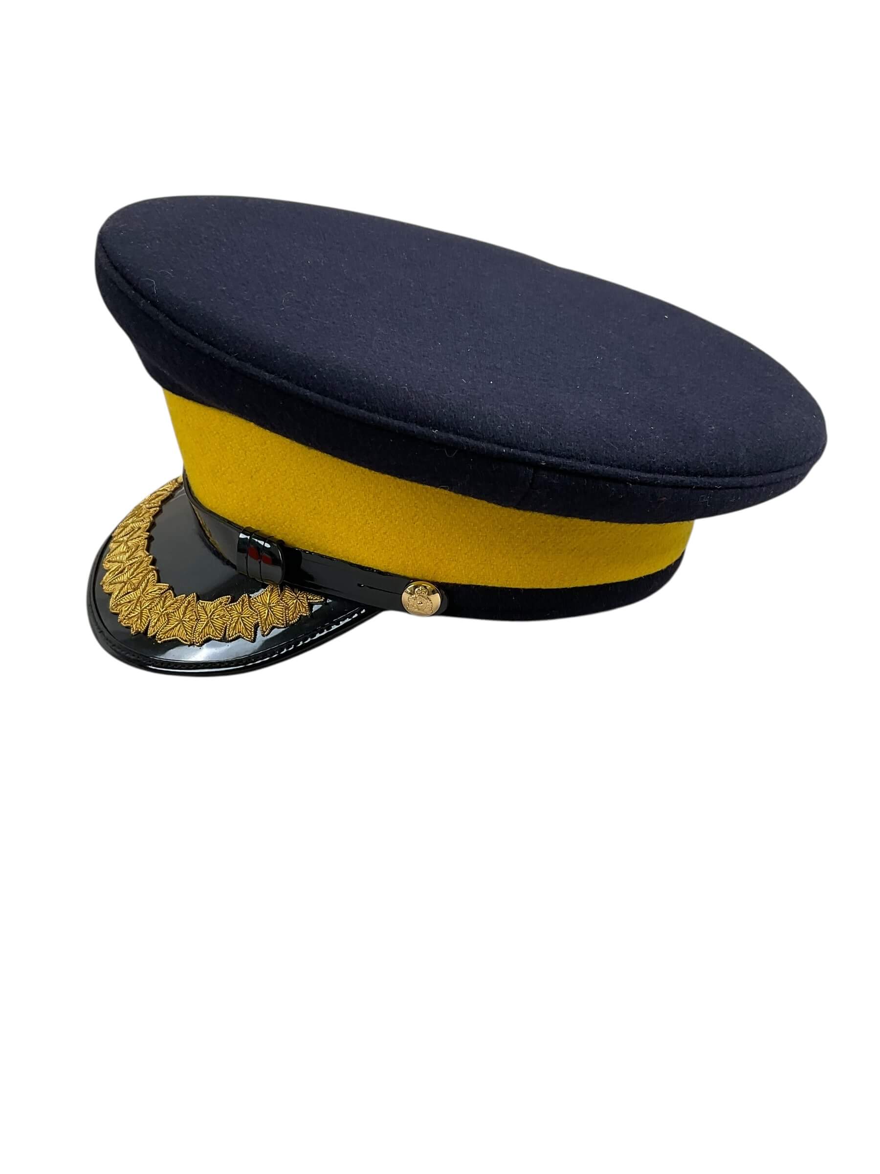 Royal Canadian Mounted Police RCMP Assistant Commissioner Peak Cap Hat Size 7 1/8 NIB Royal Canadian Mounted Police RCMP Assistant Commissioner Peak Cap Hat Size 7 1/8 NIB