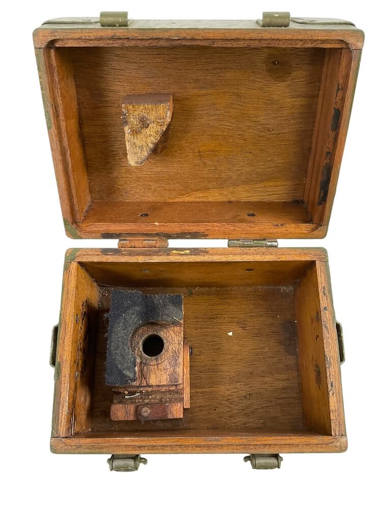 Chinese Army Mortar Sight In Box With Contents Chinese Army Mortar Sight In Box With Contents