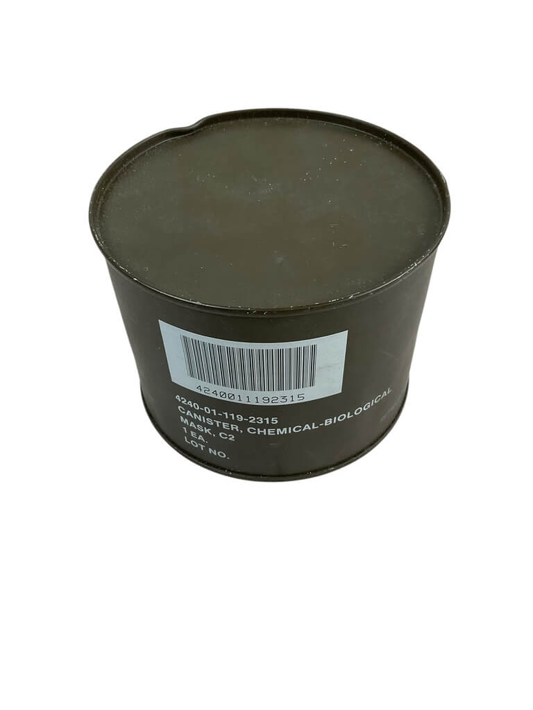 US Army Gas Mask Canister, Chemical-Biological C2 NIB US Army Gas Mask Canister, Chemical-Biological C2 NIB