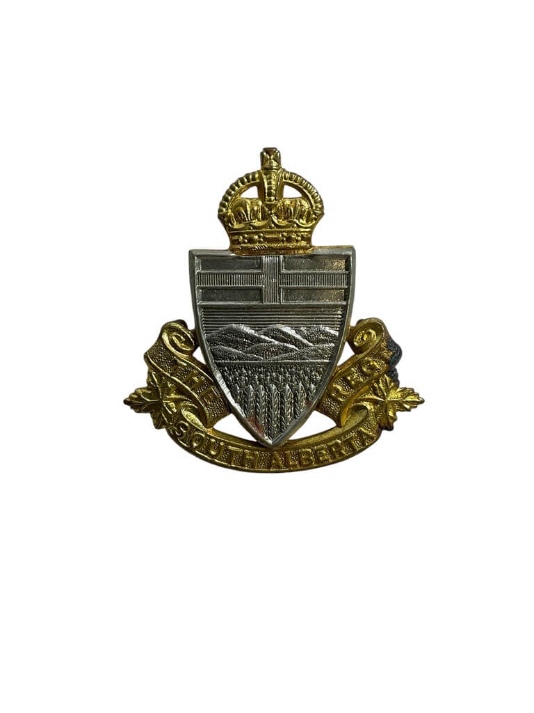 WW2 Canadian The South Alberta Regiment Cap Badge WW2 Canadian The South Alberta Regiment Cap Badge