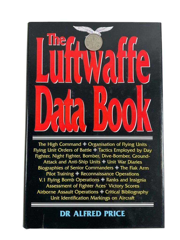 WW2 German The Luftwaffe Data Book Used Hardcover Reference Book WW2 German The Luftwaffe Data Book Used Hardcover Reference Book