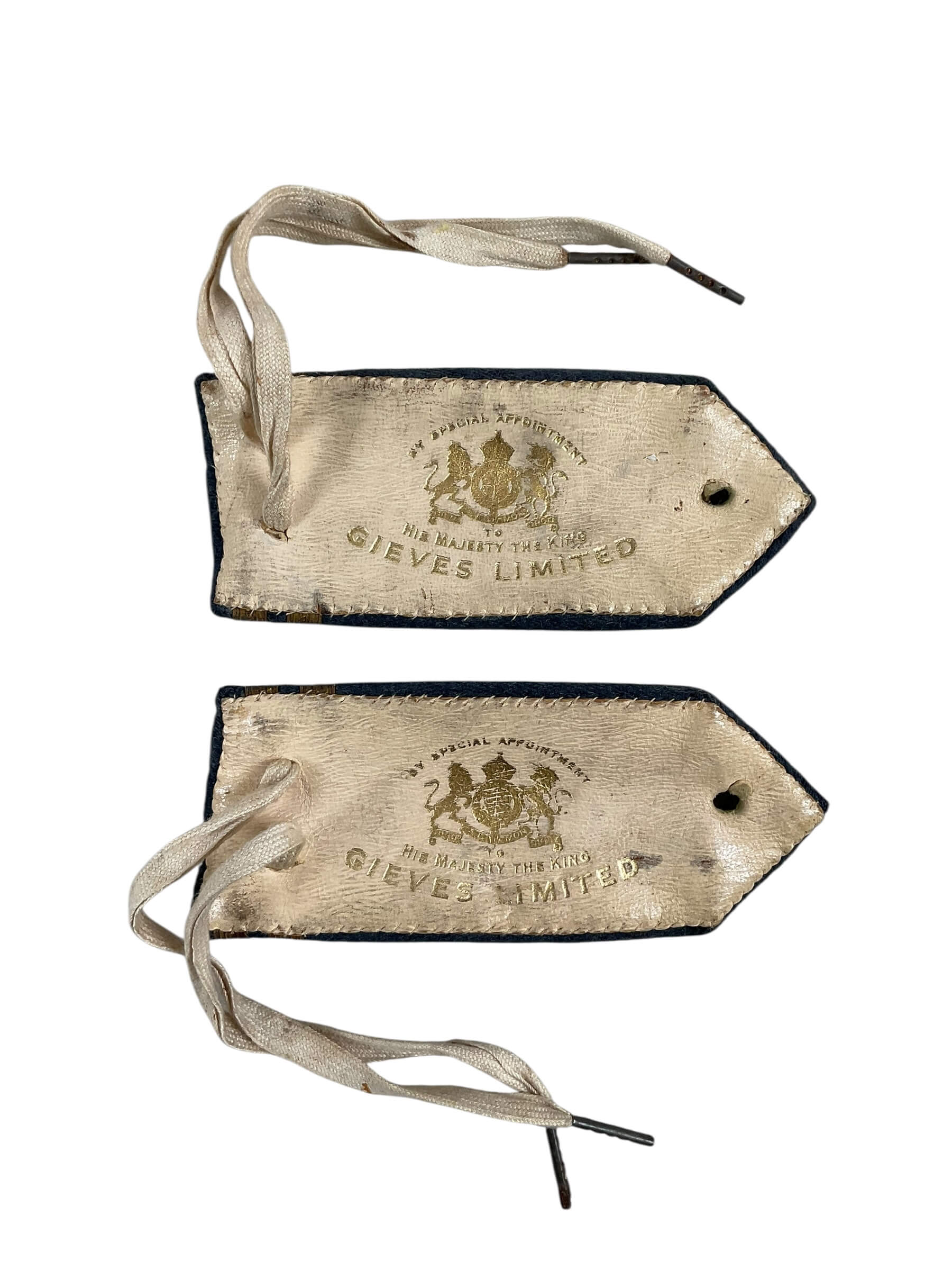 WW2 British RAF Canadian RCAF Officers Bullion Wire Shoulder Boards Insignia Pair WW2 British RAF Canadian RCAF Officers Bullion Wire Shoulder Boards Insignia Pair