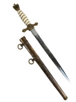 German Kriegsmarine Dagger U-Boat Etched Blade Clemen and Jung Maker