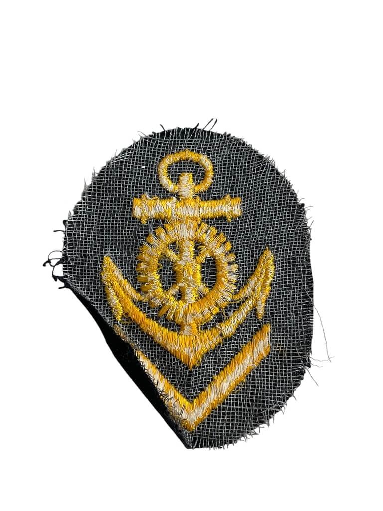 WW2 German Navy Kriegsmarine Senior Engine NCO's Career Service Trade Patch WW2 German Navy Kriegsmarine Senior Engine NCO's Career Service Trade Patch