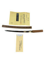 Japanese Wakizashi Short Sword Muromachi Period With Papers